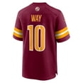 thumbnail image 3 of Men's Nike Tress Way  Burgundy Washington Commanders  Game Jersey, 3 of 4