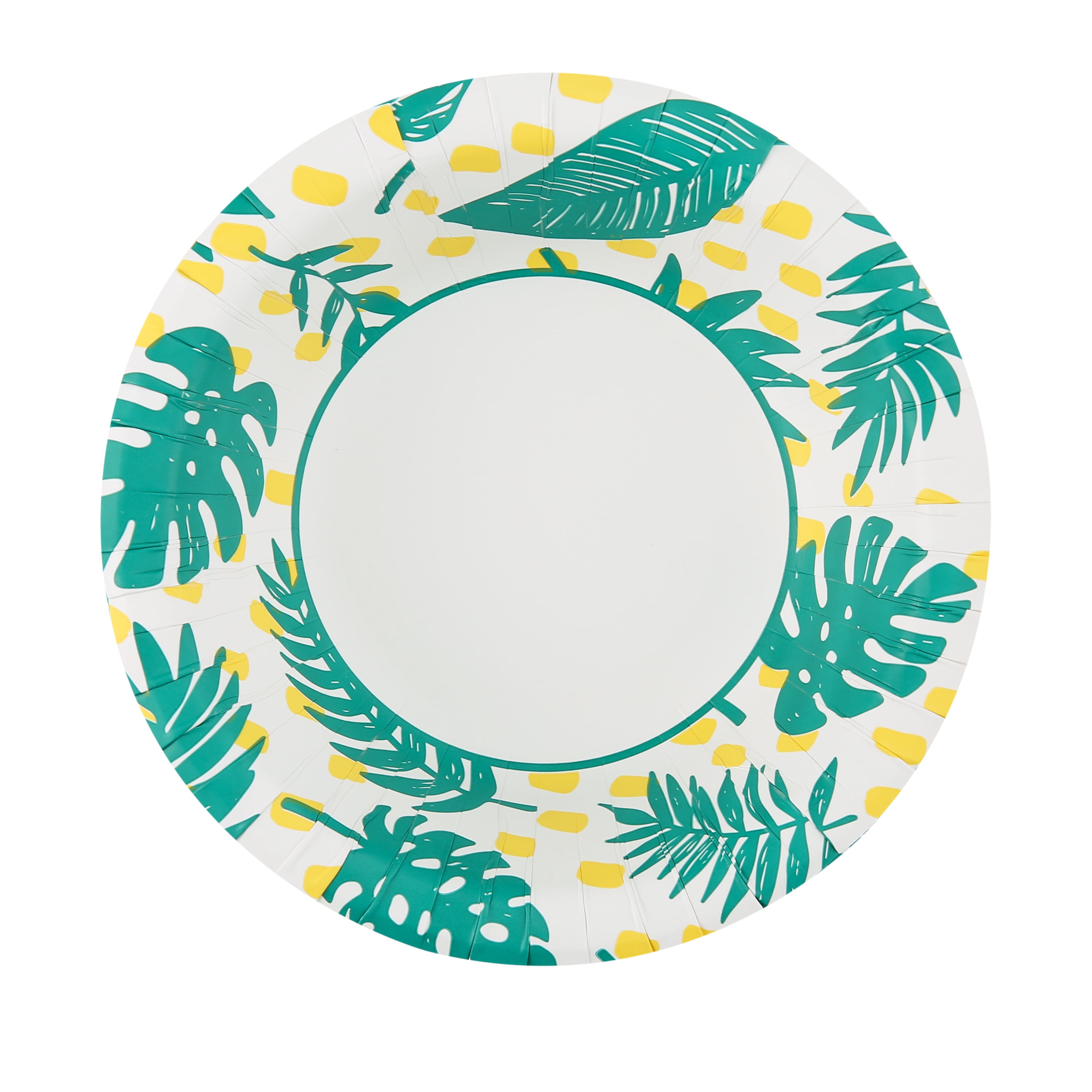 Glad Everyday 16oz Paper Bowls Disposable Palm Leaves 50ct- 2 Pack Bundle