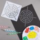 thumbnail image 4 of Mandala Art Dotting Tools 18 Set Including 4 Mandala Stencils, 8 Acrylic Rods, Paint Tray, 5 Double, 4 of 5