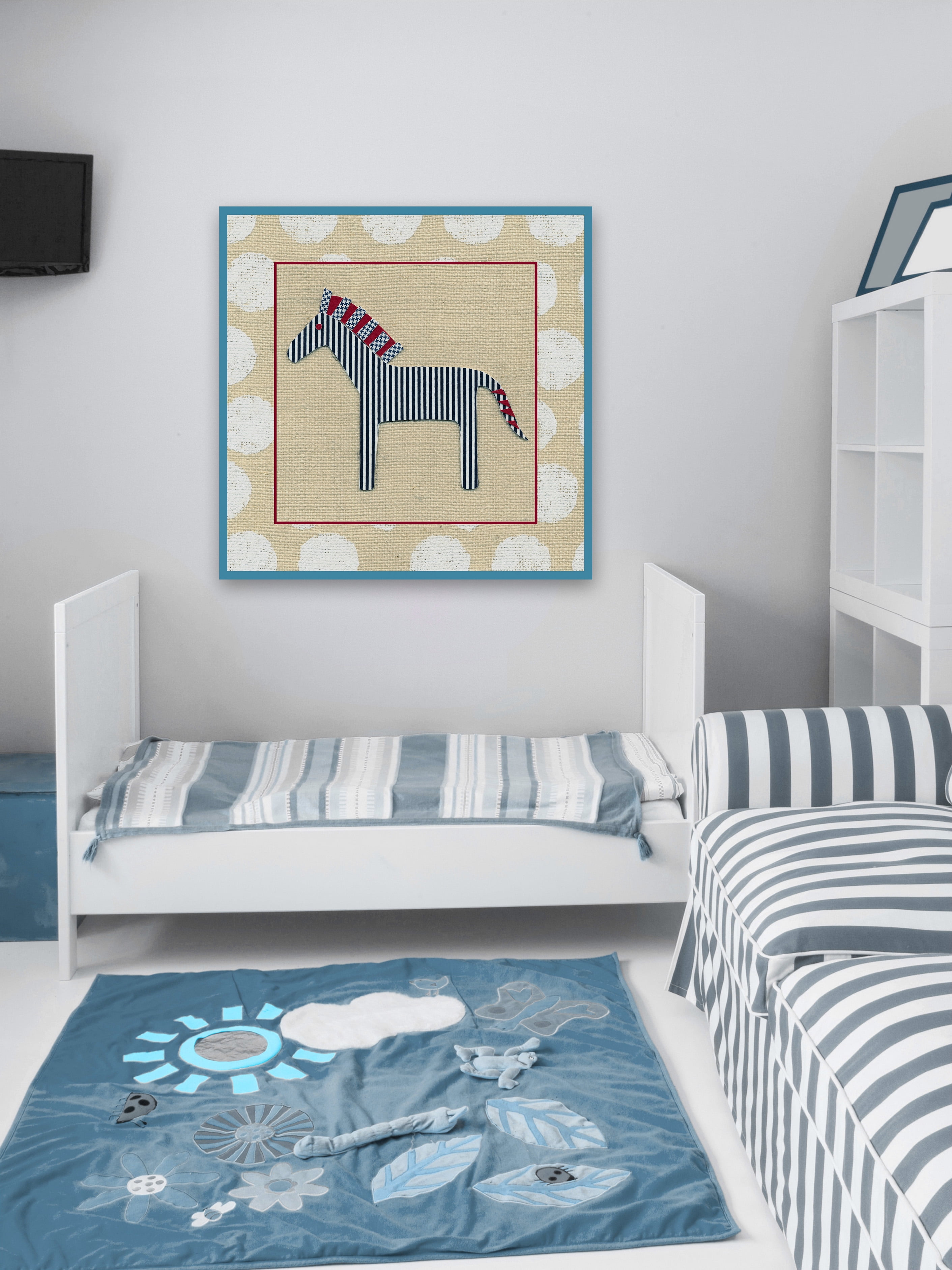 Marmont Hill Katherine’s Zebra Canvas Wall Art