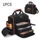 thumbnail image 1 of Bolsa de herramientas de 2 , resistente al desgaste, con cremallera suave y 3 compartimentos extraíbles, ideal para plomeros y electricistas., 1 of 8
