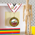 thumbnail image 2 of All Quality Wreath Design Track and Field Medal (Male) | Competition | High Quality Metal Medal - 1st, 2nd, 3rd Place - 3 Piece Set (1 Pack), 2 of 6