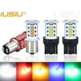 thumbnail image 2 of Lámpara De Freno Led Que Fluye 7443 1157 7443 1157 7440 1156 Luz De Señal De Giro BA15S Coche Moto Reverser Light 4014 BAY15D P21W W21W P21 5W W21 5W Bombilla De Parque De Automóviles, 2 of 4