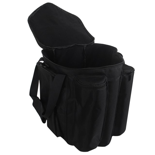 Bolsa De Transporte Para Altavoz, Caja De Viaje Versátil Para Altavoz, Correa Para El Hombro Desmontable, Resistente Al Desgaste, Gran Capacidad, Color Negro Para Fiestas Y