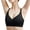 Black, variant on Aayomet Push Up Bras for Women Women's Comfort Revolution Full-Coverage Wireless Bra, Wirefree T-Shirt Bra,Green XL