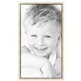 thumbnail image 2 of ArtToFrames 27" x 48" Silver with Black Lip Picture Frame, 27x48 inch Multi Wood Poster Frame (WOM-5193),  Pack, 2 of 7