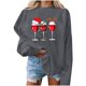 thumbnail image 1 of Gibobby Sudaderas para mujer Tops para mujer, de tamaño, sudadera de manga larga, suéter con capucha, suéter, blusa de otoño para chicas adolescentes(Gris oscuro,M), 1 of 4