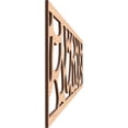 thumbnail image 3 of Ekena Millwork 46 3/4"W x 10"H x 1/4"T Rochester Fretwork Moulding, Red Oak, 3 of 13