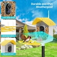 thumbnail image 5 of Smart Bird Feeder with Camera, AI Identify Bird Breed, Solar-Powered WiFi FHD 2K Live Camera, Auto Capture Backyard Garden Bird Watching, IP65,Motion Detection, Cloud and SD Card Storage, 5 of 14