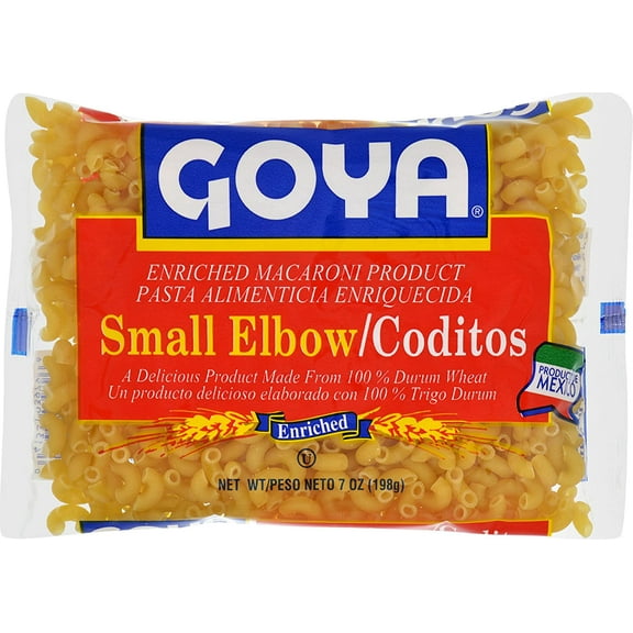 Goya Foods Coditos/Elbow Pasta, 7-Ounce (Pack of 20)