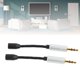 thumbnail image 4 of Cable adaptador de auriculares hembra a macho pequeño para MMCX a cable adaptador de 25 mm OFC Plug and Play portátil para auriculares, 4 of 8
