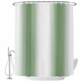thumbnail image 2 of Sage Green White Ombre Waterproof Fabric Shower Curtain,Modern Abstract Art Farmhouse Gradient Waterproof Fabric Shower Curtain for Bathroom Bathtubs Shower Curtains with 12 Hooks Standard 66x72, 2 of 8