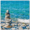 thumbnail image 1 of Picture-Tiles.com: Waves Ceramic Tile Wall Mural WAL501164-66M. 36"W x 36"H using (36) 6" x 6" Ceramic Tiles-Satin Finish, 1 of 3
