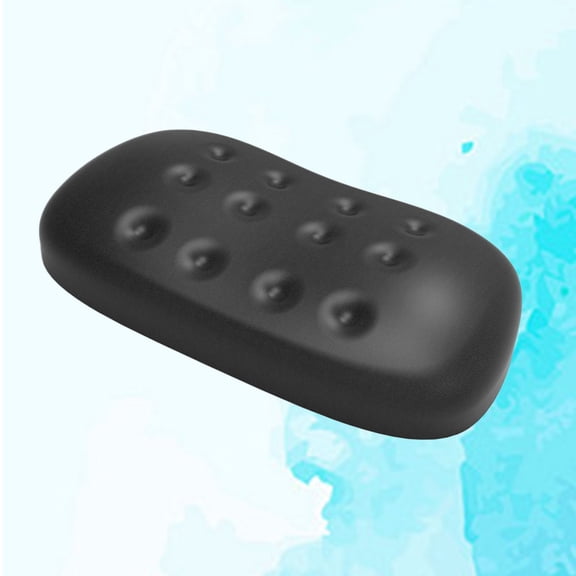 GOOHOCHY Ergonomic Mouse Wrist Rest Pad with Memory Foam Hand Support for Office Computer and Laptop Use - Black