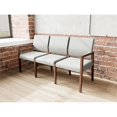 thumbnail image 3 of Pemberly Row Waiting Reception 3 Seat Tandem Seating No Center Arms in Gray, 3 of 5