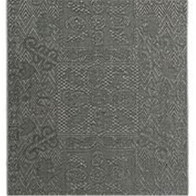 Crin SDTZEKEGY00003050 Tapis Rabun 3 x 5 Pi en Platine