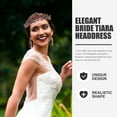 thumbnail image 3 of CATIEBYE Bridal Tiara Rhinestone Headband Wedding Crown Multi Color Hair Decoration, 3 of 6