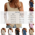 thumbnail image 2 of Craaazy Sleeveless Tops for Women Relaxed Fit Solid Color Square Neck Button Down Blazer Vests with Pockets for Daily Wear, 2 of 9