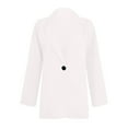 thumbnail image 4 of Aofany Women Blazer Sets Business Casual 2 Piece Outfits Dressy Coat with Straight Pants Suit Set on Clearance, 4 of 4