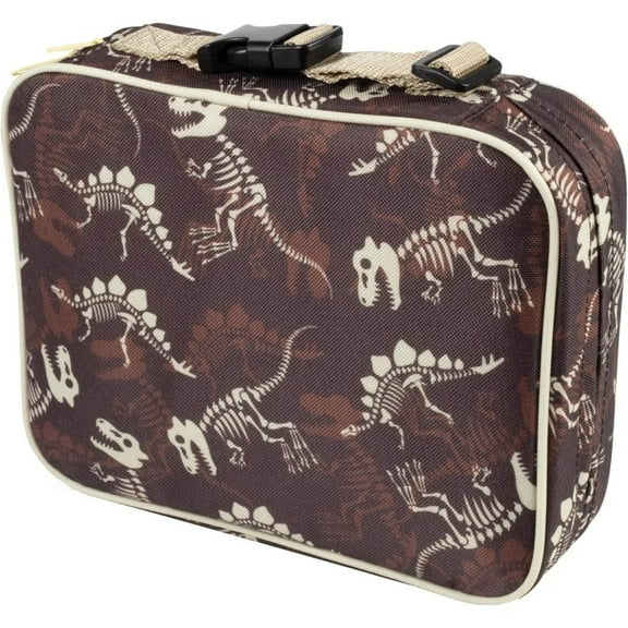 Bentology Lunch Box for Boys- Kids Insulated, Durable Dinosaur Lunchbox Tote Bag Fits Bento Boxes, Jars & Bottles- Reusable School Lunch Sleeve Keeps Food Hotter or Colder Longer