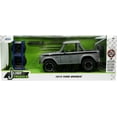 thumbnail image 2 of 1973 Ford Bronco Pickup Truck Gray with Black Stripes with Extra Wheels "Just Trucks" Series 1/24 Diecast Model Car by Jada, 2 of 6