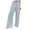 Gray, variant on Maean High Waist Wide Leg Pants for Women Casual Cotton Linen Elastic Waisted Loose Pleated Trousers