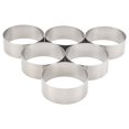 6 Pcs Hamburger Bun Rings,Burger Mold,4 Inch Large Ring Molds for ...