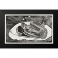 thumbnail image 2 of Gauguin, Paul 24x16 Black Modern Framed Museum Art Print Titled - She Thinks of the Ghost or The Ghost Thinks of Her (Manao tupapau), from the Noa Noa Suite, 2 of 5