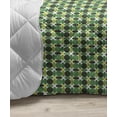 thumbnail image 3 of Floral Down Alternative Comforter, Watercolor Style Burgeoning Spring Flowers and Leaves, Microfiber Quilt for All Season, 5 Sizes, Olive Green Multicolor, by Ambesonne, 3 of 3