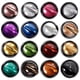 thumbnail image 2 of Juego de polvos cromados holográficos para uñas que brillan con efecto neón colorido. Lámina para decoración de uñas. Espejo mágico para uñas., 2 of 6