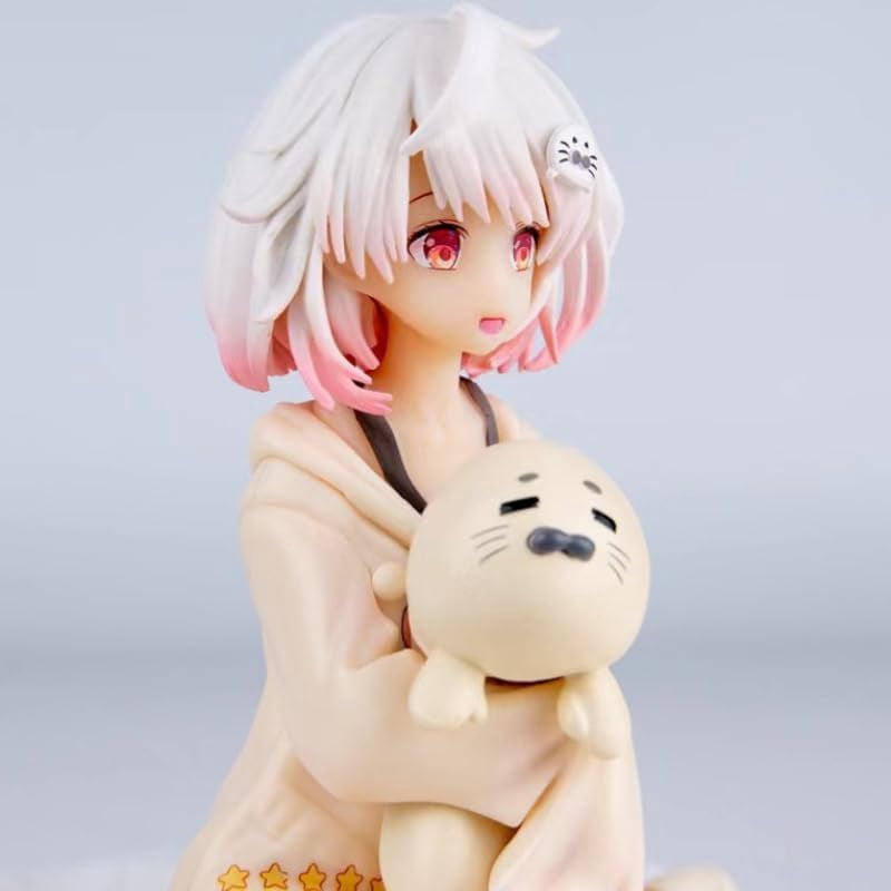 Newly Haruka Figure Sitting sleepwear Haruka Anime Figures 15cm/5.9inch PVC Characters Handicrafts Souvenirs for Anime Fans Gifts