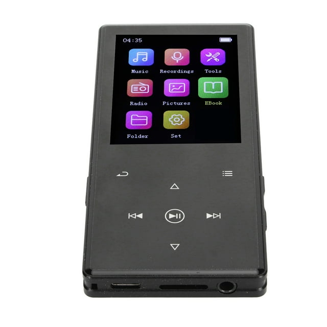 Lecteur MP3, Son Hi-Fi Sans Perte à Réduction de Bruit Lecteur de Musique MP4 pour Usage Quotidien pour la Marche 16 Go,32 Go,64 Go