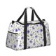 thumbnail image 2 of Balery Purple Chicory Bolsa de Gimnasio para Mujeres, Bolsa de Viaje con Bolsillo Húmedo, Bolsa de Fin de Semana para Mujeres, Bolsa de Viaje Resistente al Agua, 2 of 7