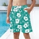 thumbnail image 1 of Odeerbi 4-15 Años Niños Lindo Estampado Pantalones Cortos de Playa Seco Rápido Con Bolsillos Elásticos Pantalones Cortos de La Tabla de La Cintura, 1 of 8