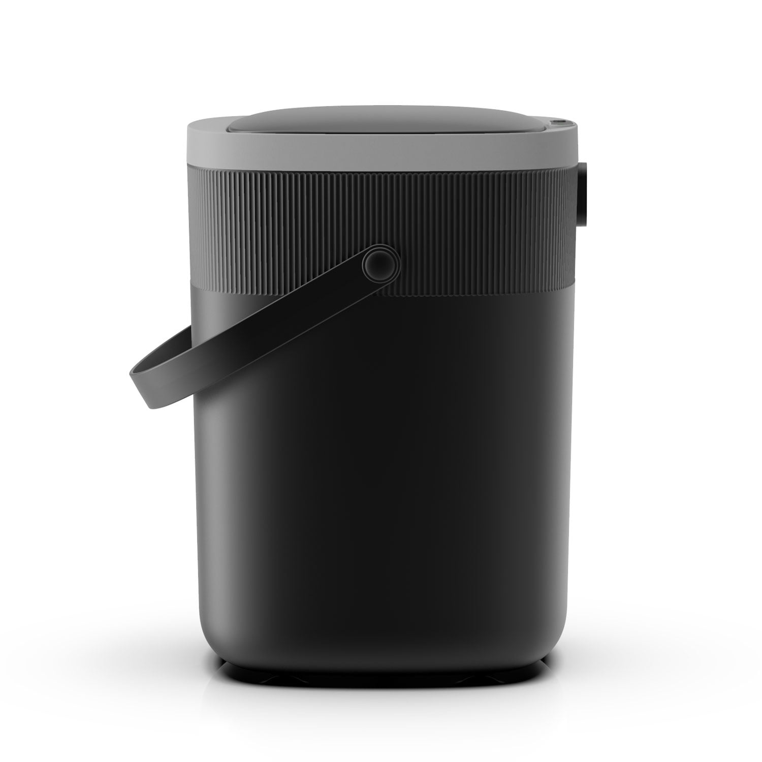 Nine Stars Automatic Bathroom Trash Can, 3 Gallon Plastic, Motion Sensor Vibration Sensor Hands-Free Soft-Close Lid Garbage Bin, Black