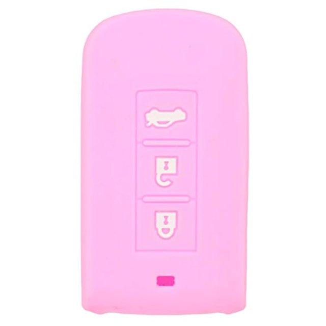 SEGADEN Étui de Protection en Silicone Compatible avec MITSUBISHI Smart Remote Key Fob CV2520 Rose