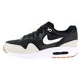 thumbnail image 4 of Nike Air Max 1 Big Kids' Shoes Black/White/Light Bone/Gum Med Brown 807602-011, 4 of 6