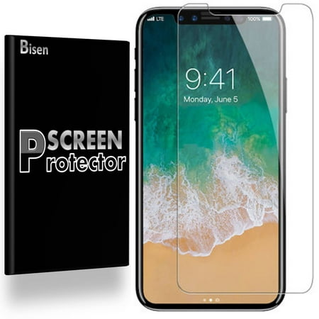 Apple iPhone X [4-Pack BISEN] Anti-Glare Matte Screen Protector, Anti-Fingerprint, Anti-Scratch
