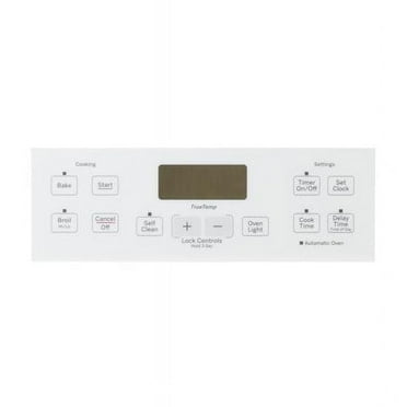 GE APPLIANCE WB07X24623 RANGE CONTROL PANEL - WHITE - GENUINE OEM PART