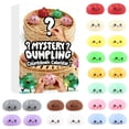 thumbnail image 1 of Mystery Dumpling Squishy Countdown Blind Box, 24 Cute Stress Relief Toys, Collectible Set for Holiday Gifting & Desk Decor, 1 of 9