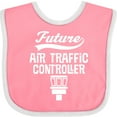 thumbnail image 3 of Inktastic Future Air Traffic Controller Boys or Girls Baby Bib, 3 of 4