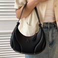 thumbnail image 1 of Bolsa De Hombro Bolso de mano para mujer, bolso de mano de cuero PU, bolso de mano elegante Simple, bandolera (negro) Tmvgtek Para Estrenar, 1 of 3