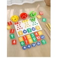 thumbnail image 4 of Juguete de Educación Temprana Fiudx Liquidación Juego Aritmético con Clip de Cuentas Multifuncional, 4 of 7