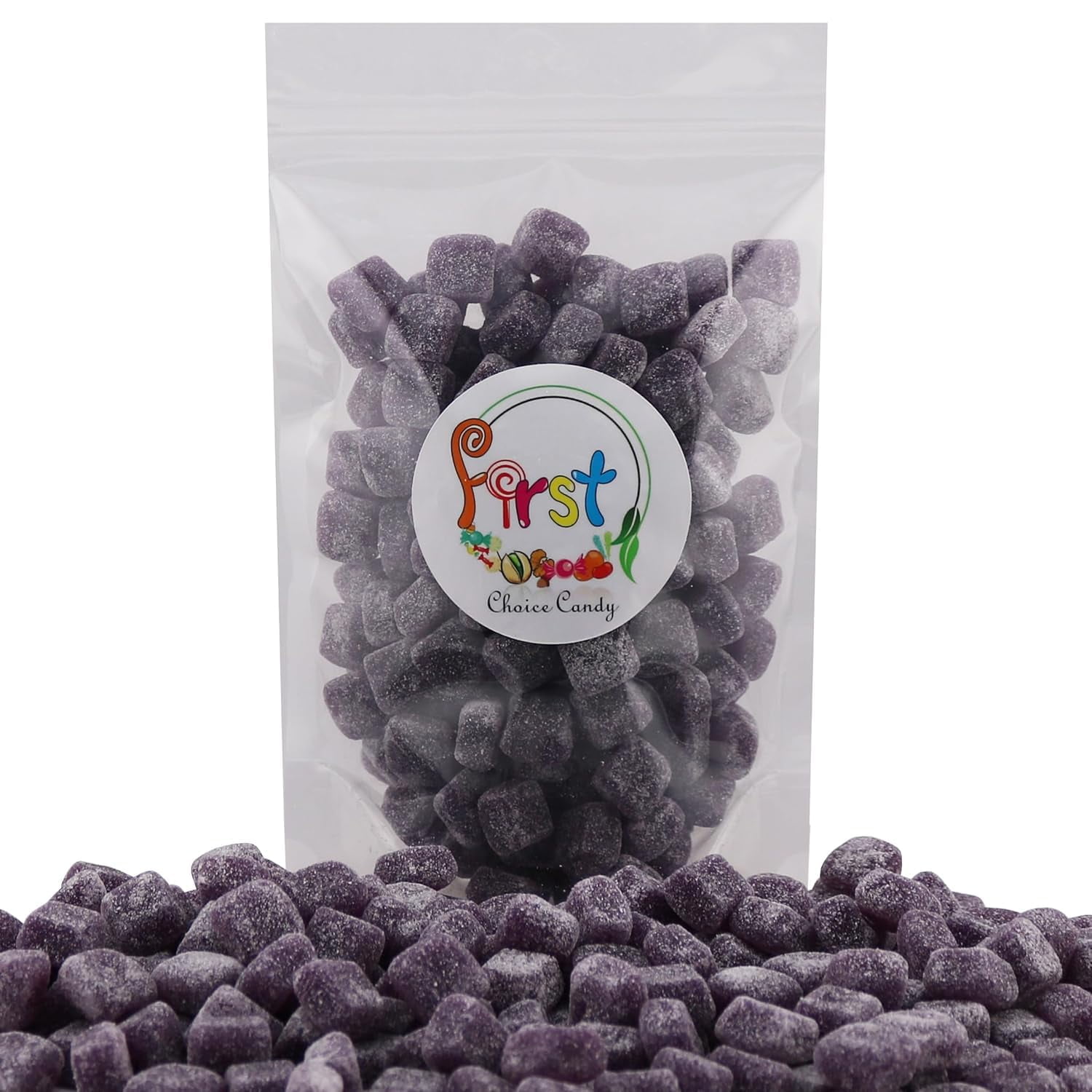 FirstChoiceCandy  Purple Grape Sour Chewy Cubes Candy (3 Pound, Grape)