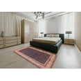 thumbnail image 5 of Ahgly Company Machine Washable Indoor Rectangle Traditional Vermilion Red Area Rugs, 5' x 8', 5 of 7