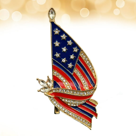 FRCOLOR 1Set Friends Gifts Brooch Pins for Women Rectangular Shape Multi Color