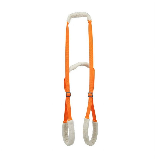 (Naranja) Arnés de soporte para perros para patas traseras Eslinga de elevación trasera para perros con asa y correa para el hombro Soporte para patas traseras para movilidad de mascotas