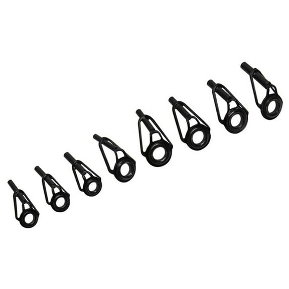 16Pcs Fishings Rod Tip Replacement Ceramic Rings Guide Tip Fishings Rod Tip Repair Part for Saltwater Freshwater