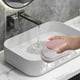 thumbnail image 5 of Cepillo para fregar con cabezal de esponja | Herramienta de limpieza para el baño que ahorra trabajo | Cabezal flexible para superficies de vidrio y azulejos | Diseño de mango largo | Opciones en, 5 of 7