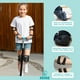 thumbnail image 2 of SET DE PROTECCIÓN INFANTIL PARA PATINAJE, SCOOTER Y BICICLETA – RODILLERAS, CODERAS Y MUÑEQUERAS CON CARCASA ANTIGOLPES Y MALLA TRANSPIRABLE – COMODIDAD Y SEGURIDAD PARA NIÑOS Y NIÑAS - COLOR NEGRO, 2 of 10